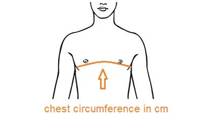 Shoulder Brace Chest Size Chart